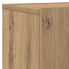 vidaXL TV Cabinet Set of 2 Artisan Oak Engineered wood Medium