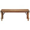 vidaXL Coffee Table Brown 43.31 x 21.65 x 15.75 in Solid Reclaim Wood