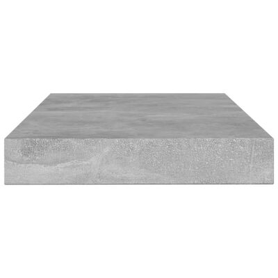 vidaXL Bookshelf Boards 8 pcs Concrete Gray 39.4"x3.9"x0.6" Chipboard