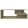 vidaXL Coffee Table Sonoma Oak Engineered Wood Large Coffee Table