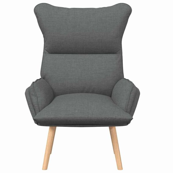 vidaXL Relaxing Chair Dark gray 69 x 74 x 93 cm fabric