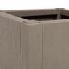 vidaXL Garden Planter Gray 36 x 36 x 35 cm Polypropylene