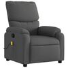vidaXL Massage Recliner Chair Dark grey
