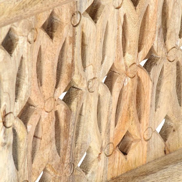 vidaXL TV Stand 47.2"x11.8"x15.7" Solid Wood Mango