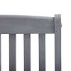 vidaXL Outdoor Chair Set of 4 Grey Wash Solid Acacia wood Standard
