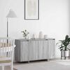 vidaXL Sideboard Grey Sonoma 53.15 x 16.14 x 29.53 in Engineered Wood