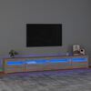 vidaXL TV Cabinet Sonoma oak Engineered wood Large TV Cabinet