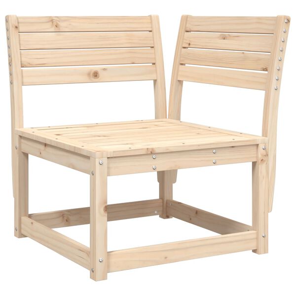 vidaXL Garden Lounge Set Natural wood Solid pine wood Large Modular