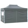 vidaXL Party Tent Anthracite Oxford Fabric 9.8x14.8 ft Foldable