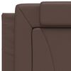 vidaXL Bed Frame "Viana" with LED without Mattress Brown 31.5"x78.7"