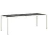 vidaXL Garden Dining Set White, Black