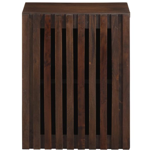 vidaXL Bathroom Wall Cabinet Brown Solid Mango Wood Medium