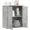 vidaXL Sideboard Concrete Gray Engineered Wood Medium Sideboard