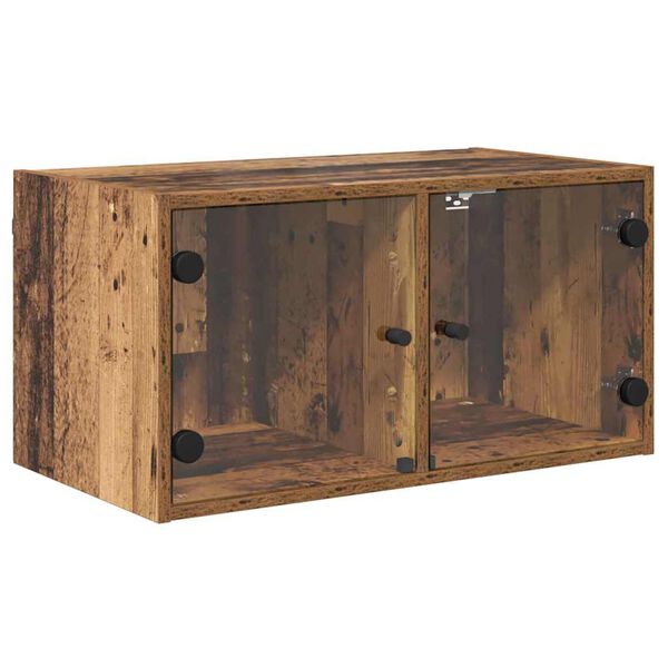 vidaXL Wall Cabinet Old Wood 26.77 x 14.57 x 13.78 in Engineered Wood