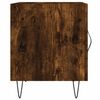 vidaXL Bedside Cabinet Smoked Oak Engineered Wood Compact