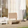 vidaXL Garden Chair Natural wood Solid pine wood Medium Garden Chair