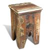 vidaXL Vintage Stool Multicolor Reclaimed solid wood Compact