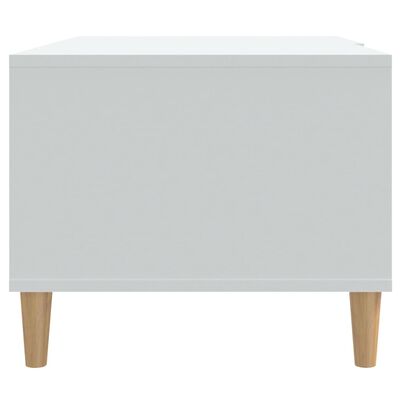 vidaXL Coffee Table White 35.2"x19.7"x15.7" Engineered Wood