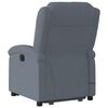 vidaXL Stand Up Massage Recliner Chair Dark grey