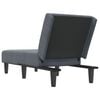 vidaXL Chaise Lounge Dark Grey Velvet (100% polyester), Plywood One Size