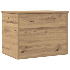 vidaXL Storage Box with Storage Artisan oak 23.62 x 16.54 x 18.11 in