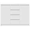 vidaXL Sideboard White Engineered wood Medium Sideboard Rectangular