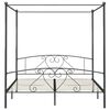 vidaXL Bed Frame Grey Metal Super King Durable Bed Frame Rectangular