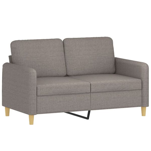 vidaXL Sofa Set Taupe Fabric (100% polyester), metal, textilene, plywood