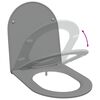 vidaXL Quick Release Toilet suitable for Seat Gray 44 x 36.4 x 3.4 cm
