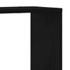 vidaXL TV Cabinet Set Black 39.37 x 9.45 x 24.80 in Engineered Wood