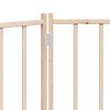 vidaXL Dog Gate Foldable 3 Panels 59.1 " Solid Wood Fir