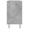 vidaXL Bathroom Cabinet Concrete grey Engineered wood Medium