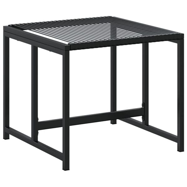 vidaXL Garden Dining Set Black