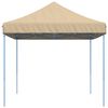 vidaXL Party Tent Beige, Blue