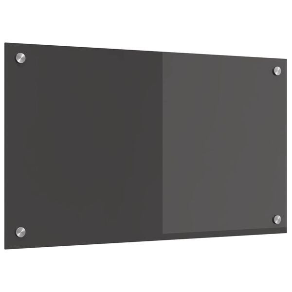 vidaXL Kitchen Backsplash Dark grey 27.56 x 15.75 x 0.24 in