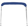vidaXL 4 Bow Bimini Top Blue 95.7"x70.9"x53.9"
