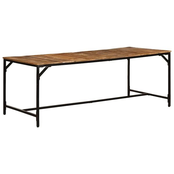 vidaXL Dining Table 78.7"x39.4"x29.5" Solid Wood Rough Mango
