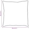 vidaXL Pillow with Pillow White 31.50 x 31.50 in Cotton