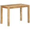 vidaXL Dining Table Natural wood Solid mango wood Medium Durable