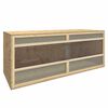 vidaXL Terrarium Engineered wood, Glass, Steel Medium Durable Terrarium