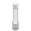 vidaXL Outdoor Wall Light Set of 2 Silver Stainless steel, Polycarbonate
