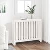 vidaXL Radiator Cover White 42.7x7.5x33.1" Solid Wood Pine