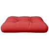 vidaXL Pallet Cushion Red Polyester 7.8" Water-resistant materials