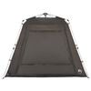 vidaXL Fishing Tent 4-Person Brown Quick Release