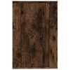 vidaXL 2 Piece Wall-mounted TV Cabinet Set Smoked Oak 15.7x13.6x23.6"