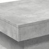 vidaXL Coffee Table Concrete grey Engineered wood Low Coffee Table