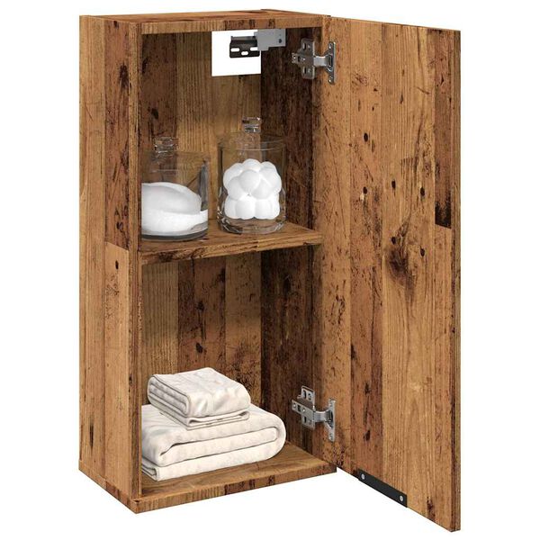 vidaXL Bathroom Cabinet Old Wood Engineered Wood Compact