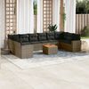 vidaXL Garden Sofa Set Grey