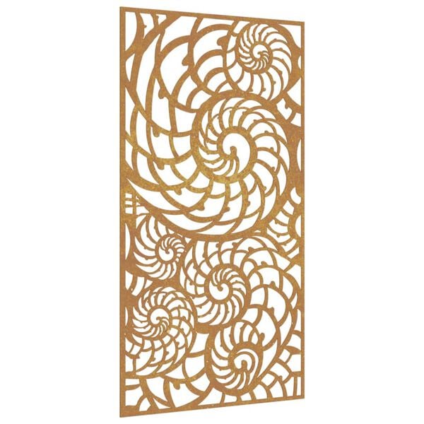 vidaXL Garden Wall Decoration Rusty Corten Steel 41.3 x 21.7 in