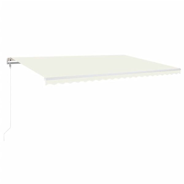 vidaXL Retractable Awning Cream